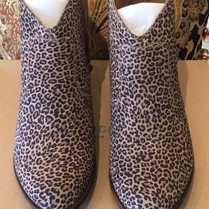 Lucky Brand Booties Animal Print